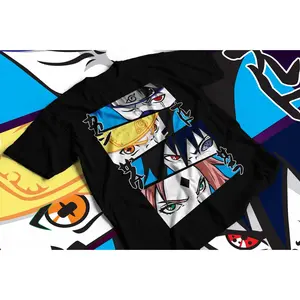 Naruto Shirt Sasuke T-Shirt Kakashi Team Tshirt Sakura Top Anime Unisex Tee