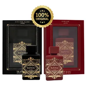 (Bundle) Lattafa Badee Al Oud Oud for Glory & Lattafa Badee Al Oud Sublime Combo Multipack 3.4oz 100ml each lattafa badee al glory eau e al