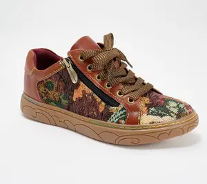 L'Artiste by Spring Step Lace-Up Casual Sneaker- Danli-Fab