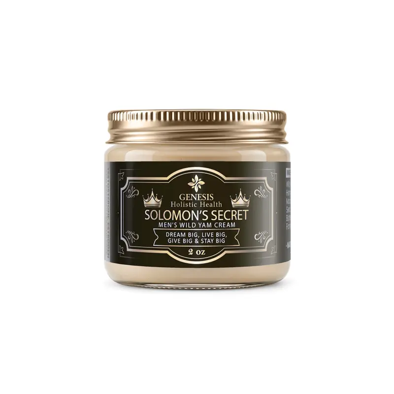 Genesis Solomon's Secret - Wild Yam Cream For Men Moisturizing Beard Growth Moisturized Skin