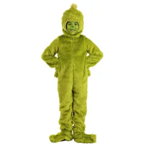 Kid's Dr. Seuss Grinch Open Face Costume