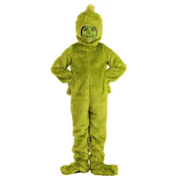 Kid's Dr. Seuss Grinch Open Face Costume