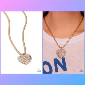 Sequined Sweetheart - Necklace