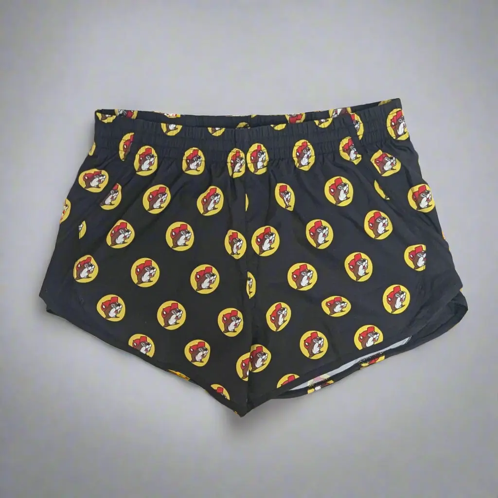 Buc-ee's Black Logo Track Shorts