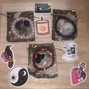 7 piece crystal & bracelet set