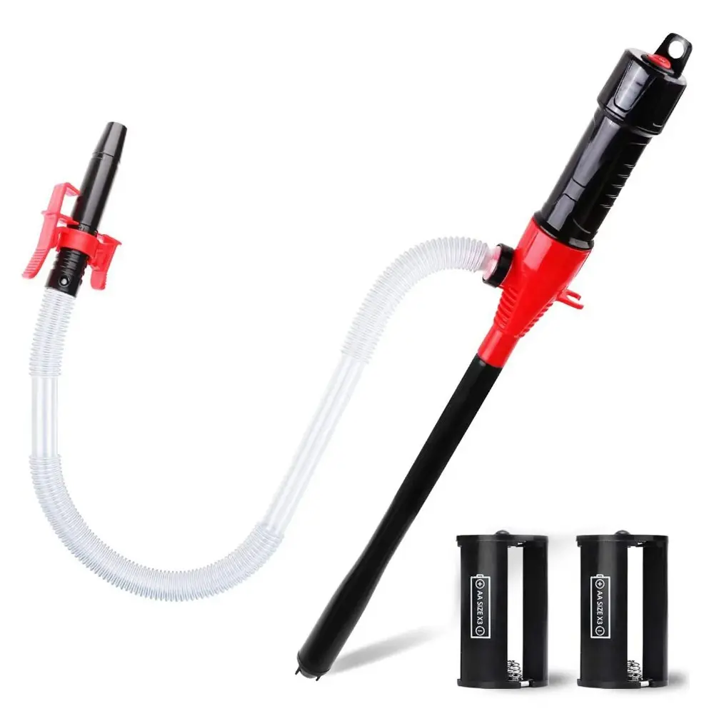 Portable Power Battery Pump, Water & Fuel Transfer Pump, Liquid Transfer Pump, Cordless Fuel Pump, Battery Powered Fuel Pump with 4ft Oil Outlet Pipe (Battery Not Included), Suitable for Lawn Mowers, Boats, Cars, Motorcycles