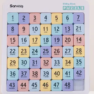 Digital Slide Puzzle Magnetic Math Game, Party Supplies, Party Gift, Fun Educational Game, Math Learning Tools, Model Xinghao 001, No Ca Prop 65 Warning