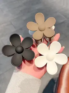 Fashion Large Floral Design Flower Hair Clip Hair Claw for Women As Summer Outfits 2024, Daily Use, Fashionable Hair Accessories for Women