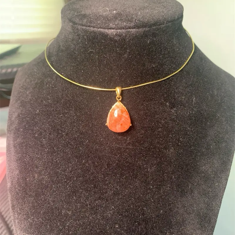 Handmade Sunstone Pendant