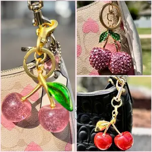 Cherry Keychain - Simple Design, Lightweight, Ideal for Everyday Use