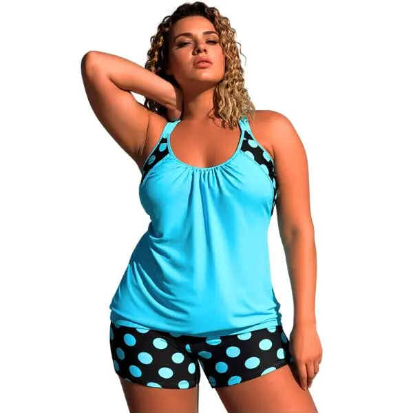 Women's French Vintage V-Neck Ruched Padded Cups Bikini Swimsuit Set - High-Waist Tummy Control, High-Cut Leg, Quick-Drying Heavyweight Fabric Beachwear for Sports & Family Vacation, Swimsuits Tummy Control, Quick-Drying Bikini Sets, Ribbed High-Waisted T