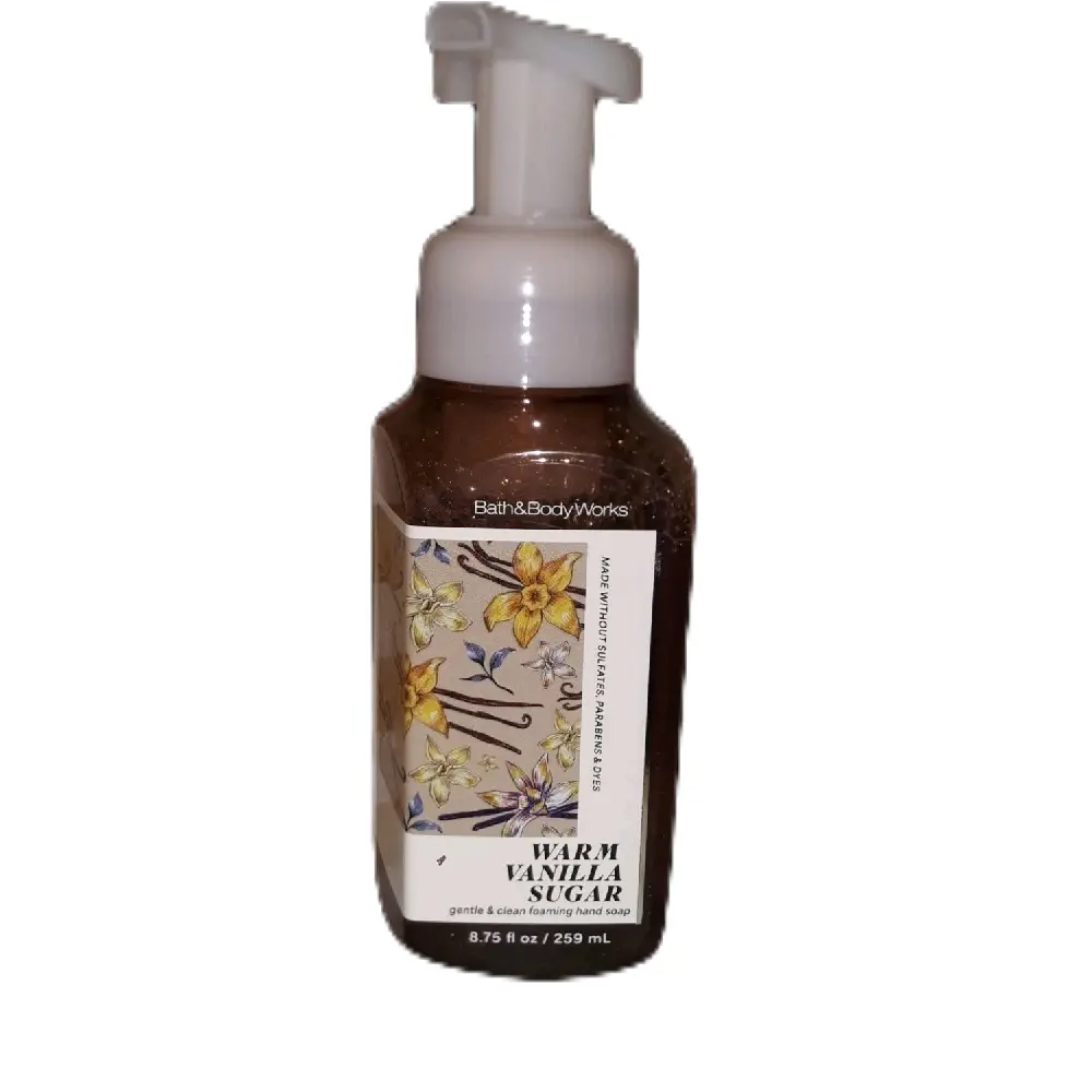 Bath&Bodyworks Warm Vanilla Sugar Foaming Hand Soap 8.75 fl oz (255 mL) Gentle Formula for Nail Comfort