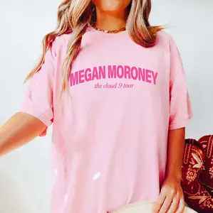 MMegan Moroney TheCloud9 Tour Shirt – Pink Country Concert Graphic Shirt, Western Music Fan Merch, Nashville Aesthetic Shirt for Women and Men