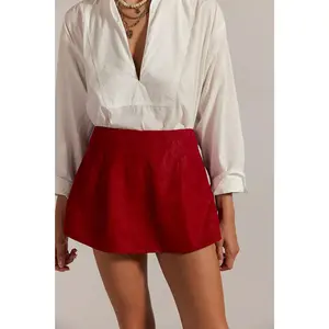 Free People: We The Free Paradise Found Suede Skort