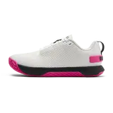 NOBULL Women's Outwork Flex Shoe in Classic White Pink Glo - OG Strength Training Shoe, Durable Gym Trainer, Lifting Sneaker
