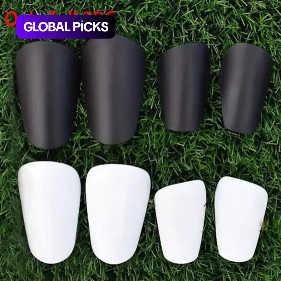 1 Pair Mini Shin Guards, Lightweight Impact-Resistant Soccer Protective Gear for Training & Matches, Fits Inside Socks, Football Equipment #GLOBAL PICKS