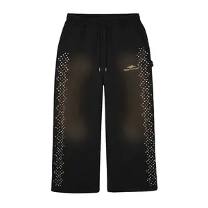 Happy Memories Don't Die HMDD Crystal Sweatpants Black