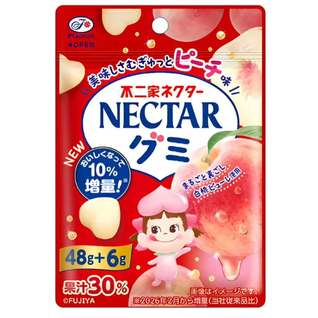 Fujiya Nectar Gummy Peach - 54g