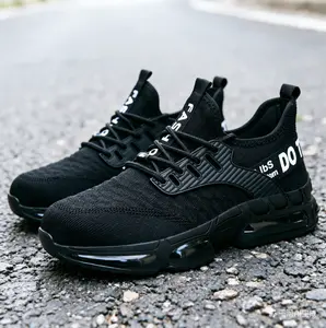 Ultra-light men’s safety shoes with steel toe protection and Kevlar puncture resistance, breathable mesh upper, non-slip sole—ideal for factory and warehouse work. Protect your feet and safely navigate every workday.