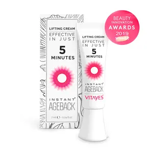 Vitayes Instant Ageback Lifting Cream, Anti-Wrinkle and Fine Lines Face Lift Cream, Piggy Circle Bags Under Eye Remover, 7 ml Tube