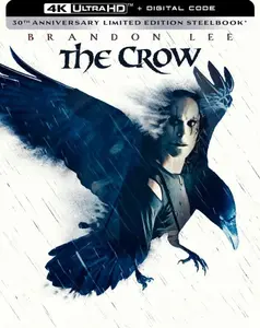 The Crow (Steelbook)  [4K ULTRA HD BLU-RAY MOVIE] 4K Mastering, Steelbook, Subtitled, Widescreen, Ac-3/Dolby Digital, , Digital Theater System