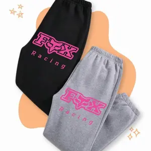 Trendy F0x Racing Pink Logo Sweatpants – Bold and Stylish Biker Wear - Trendy Sweatpants - Gift For Her Him, Trending 26 F
