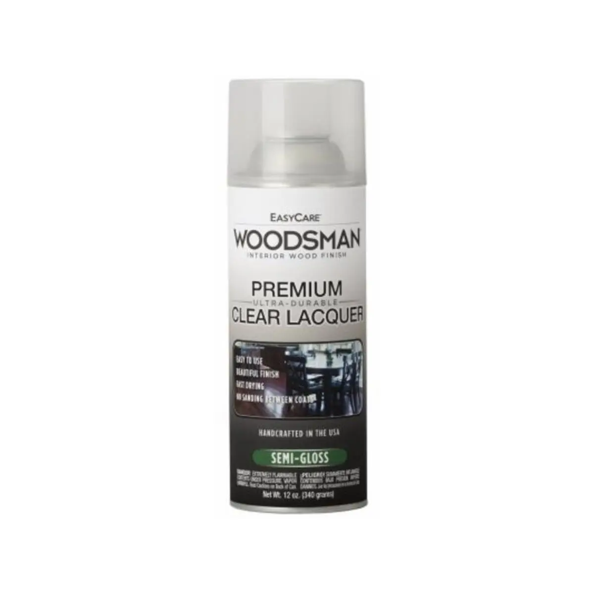 212 MAIN 12oz Handheld Household Woodsman Protective Lacquer Spray Finish for Wood & Metal (Automotive & Motorcycle Paint Care)