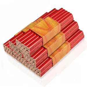 LOZLIN 20PCS Woodworking Pencil Set Premium Octagonal Marking Tool Anti-Roll with Hard Black Lead Ideal for Craftsmen DIY Woodworking Furniture Making & Wood Carving