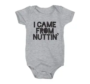 Newborn Onesies I Came From Nuttin' , Cute Baby Onesie, Baby Shower Gift, Grandparent Baby Announcement Onesie, Baby Clothes, Coming Home Cute Outfit, Funny Baby Onesie BodySuit or Toddler T-Shirt, Gift for kids, Gift for new moms