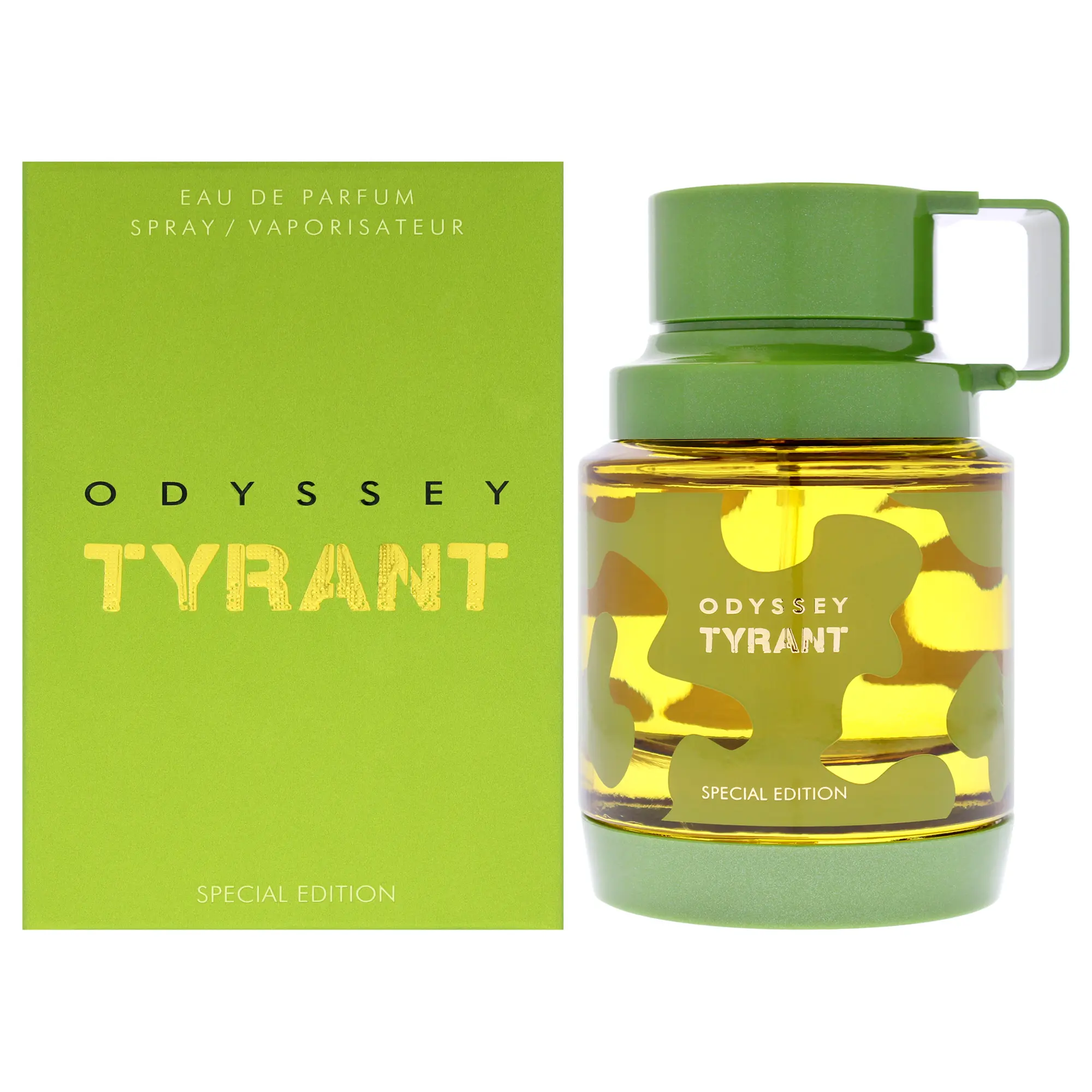 Armaf Odyssey Tyrant Special Edition EDP Spray for Men - 2.02oz, Bold Camo, Distinctive, Lasting Impression, Single Bottle