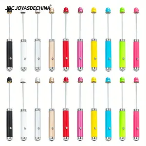 5pcs DIY Beaded Flashlight Multi-function Banknote Detector Mini Multi-color Flashlight LED Lighting