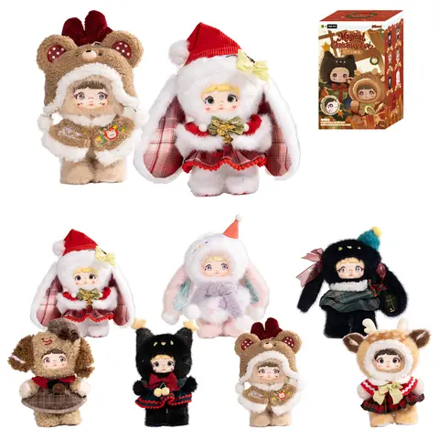 TOPTOY Nommi Magical Christmas Eve Series Plush Blind Box - Cute Collectibles for All Ages, Blind Bag Unboxing Item, Indoor Decoration, Stuffed Toy Figure, Birthday Gift, Holiday‑Ready Look