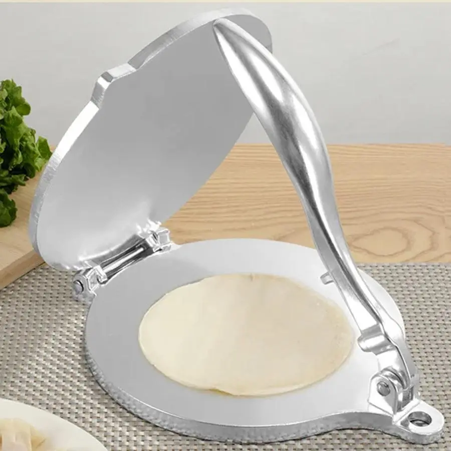 Tortilla Press Mold, Stainless Steel Tortilla Press with Handle, Durable & Easy to Clean Tortilla Maker, Kitchen Baking Tool, Flattening Tool for Home Use
