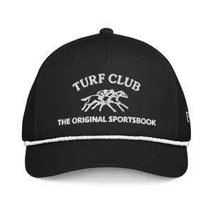 BLACK TURF CLUB ROPE HAT
