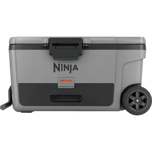 N.i.n.j.a FrostVault 65 Qt. Wheeled Cooler with Dry Zone N.i.n.j.a FrostVault 65 Qt. Wheeled Cooler with Dry Zone
