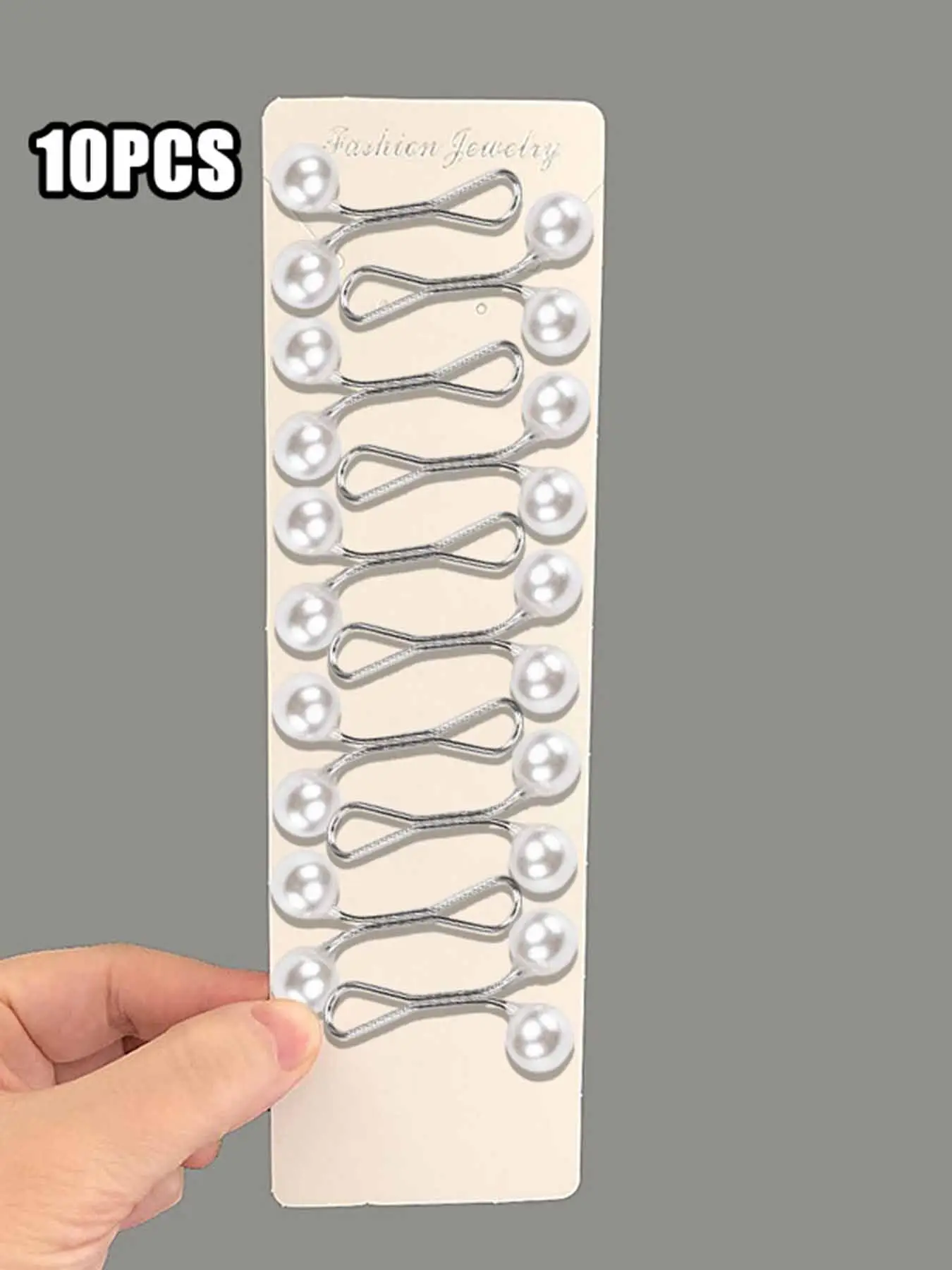 Fashionable Faux Pearl Decorated Hijab Pins, Fashionable Safety Clips for Women & Girls, Muslim Fashion Accessories for Daily Wear