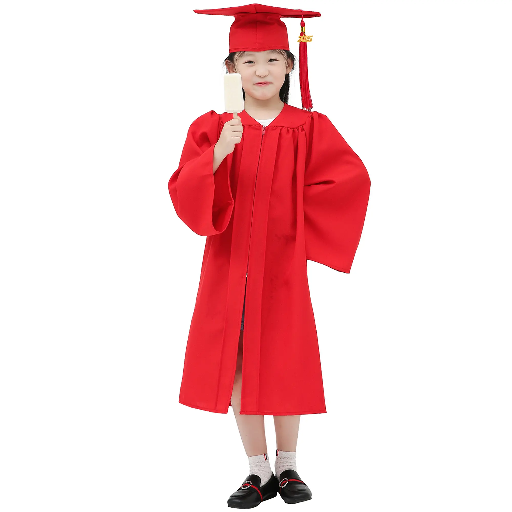 GraduationMall Matte Kindergarten Graduation Gown Cap Set with 2026 Tassel graduation gifts for kids