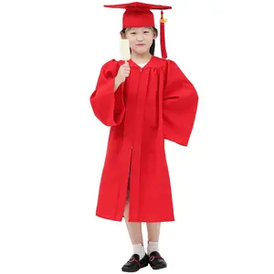 GraduationMall Matte Kindergarten Graduation Gown Cap Set with 2025 Tassel graduation gifts for kids