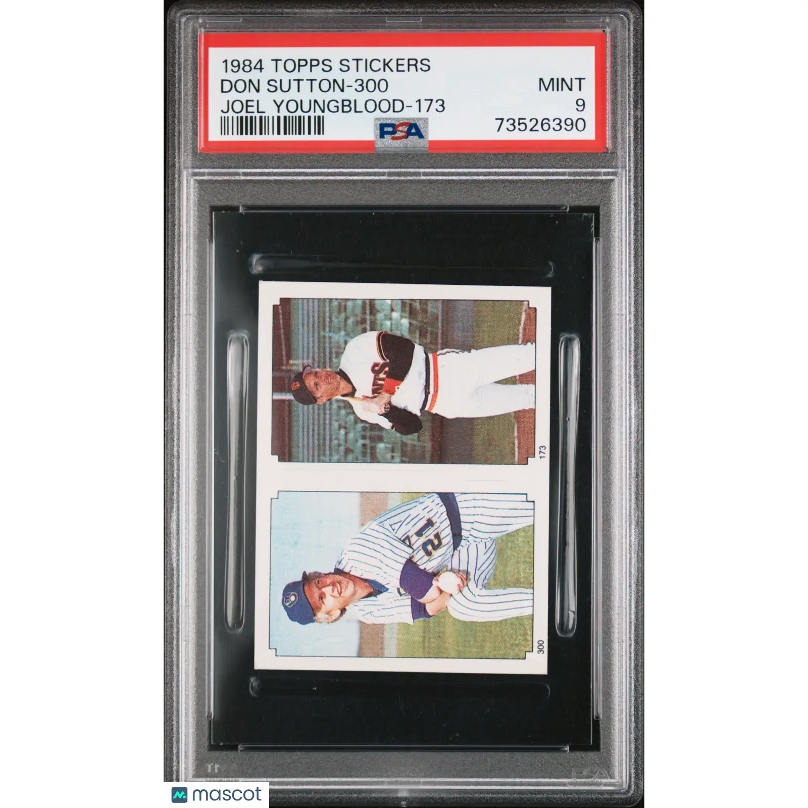 Don Sutton-300 PSA 1984 Topps Stickers Baseball 9 73526390