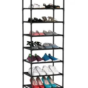 Home 10 Tiers  Shoe Rack 20-25 Pairs Study Shoe Shelf