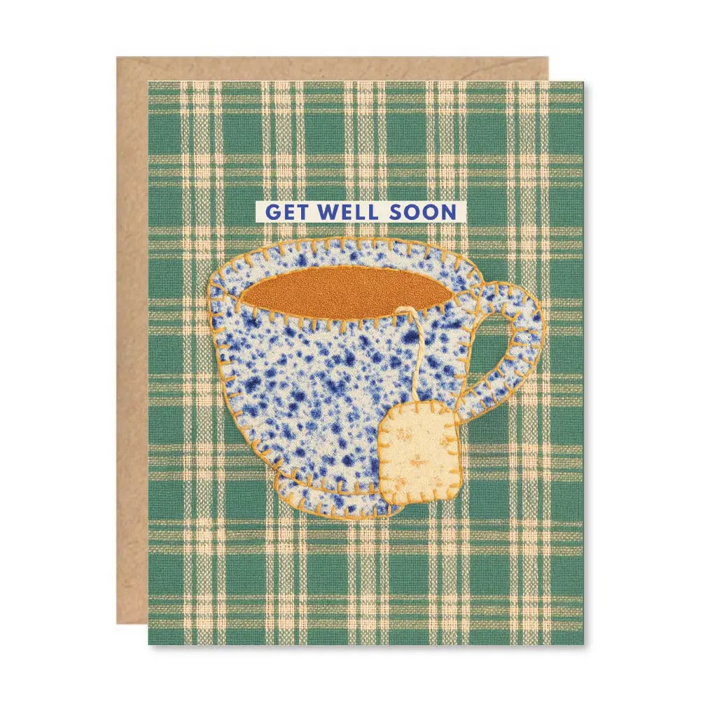 Get Well Soon Tea Card
