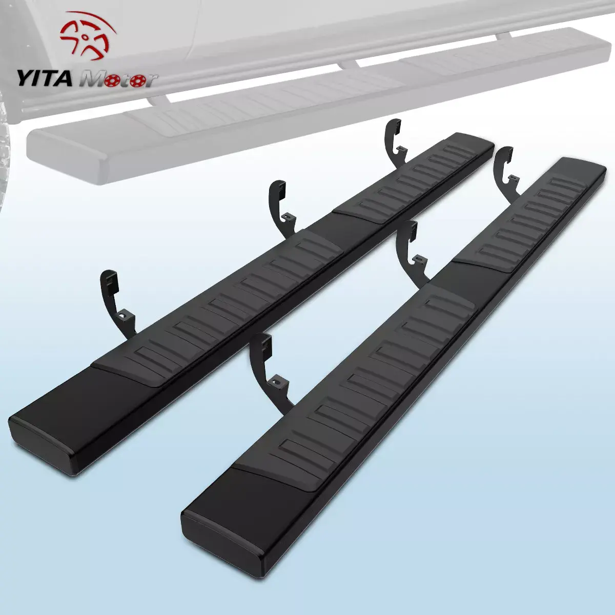 OEDRO 6 Inches Running Boards Compatible with 2019-2024 Chevrolet Silverado 1500/GMC Sierra 1500 & 2020-2024 Silverado 2500HD 3500HD Crew Cab/Sierra 2500HD 3500HD Crew Cab