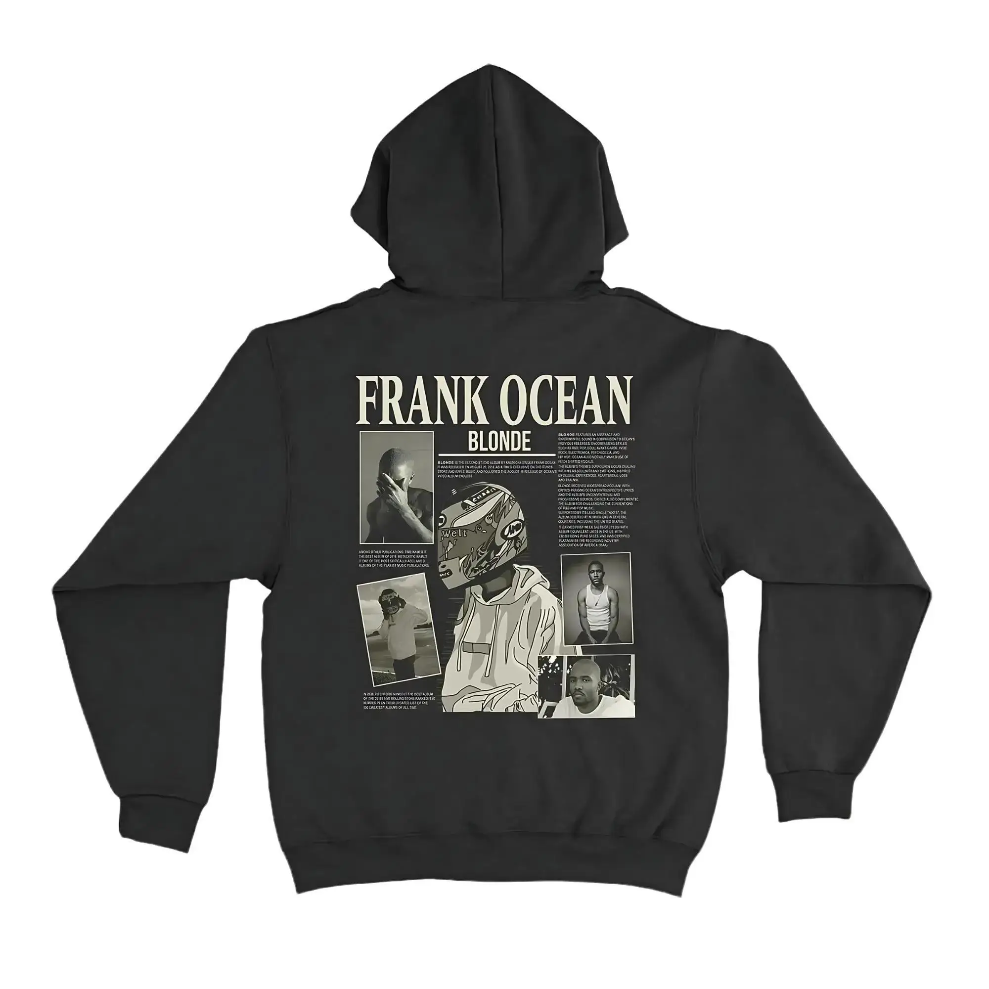 Frank Ocean Blonde Hoodie|T-shirt|Sweatshirt, Blonde Hoodie, Gift For Fans, Comfort Menswear Tops Classic Sweatshirt