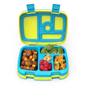 Bentgo Kids' Brights Leak-Proof, 5 Compartment Bento-Style Kids' Lunch Box - Citrus Yellow