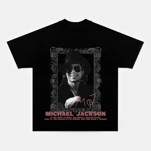 Michael Jackson Legendary Singer V4 T-shirt, Y2K Unisex Hip Hop Streetwear Tee, King Of Pop Shirt For Fan
