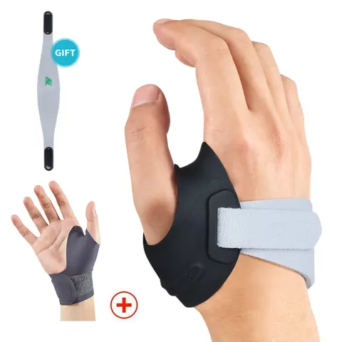 Unisex Thumb Support Sleeve - Healthcare Adult One-Size Brace for Thumb Arthritis Pain Reduction, Joint Stabilization, Injury Support, Post-Operative Treatment