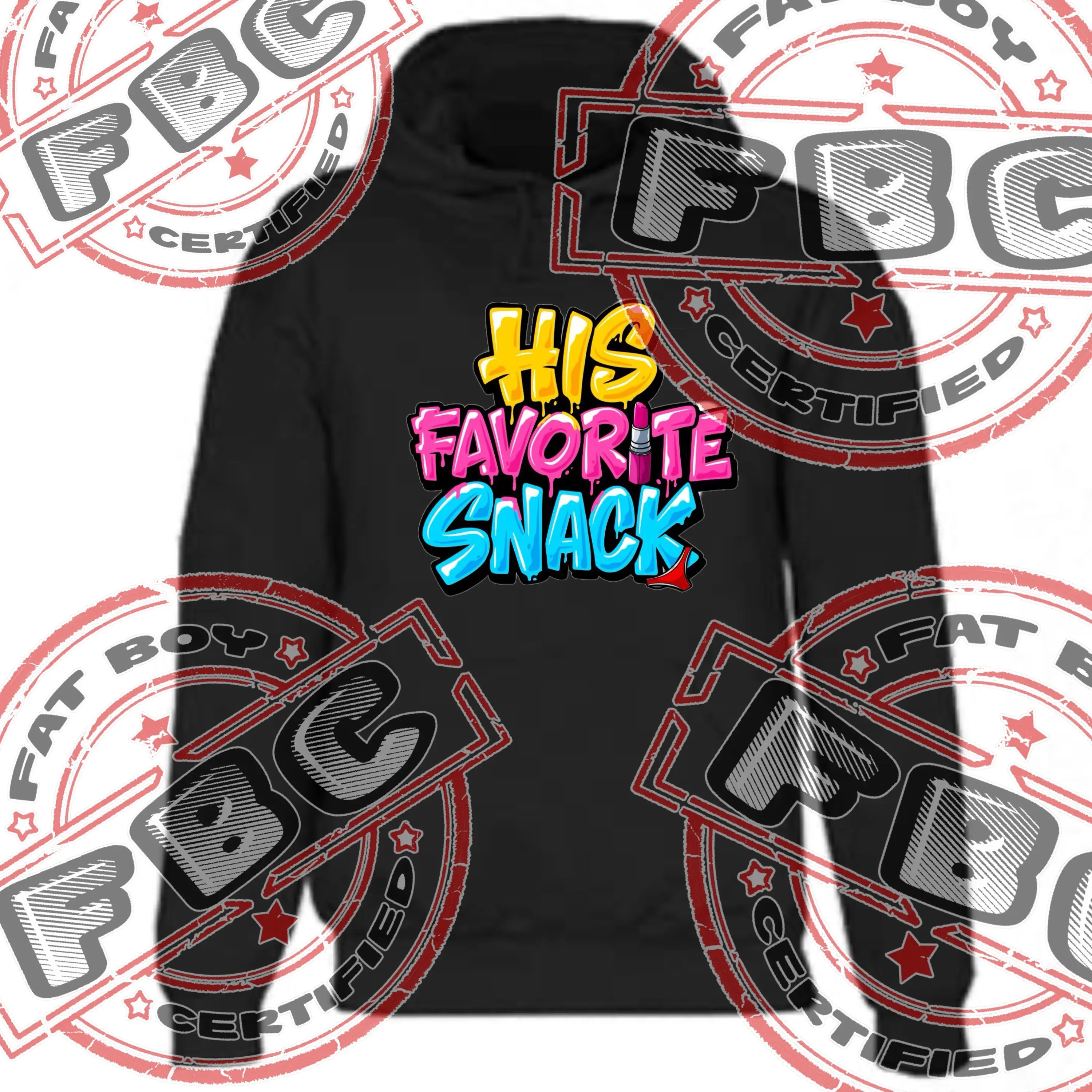 HIS FAVORITE SNACK HOODIE Womans Hoodie Shirt Womenswear