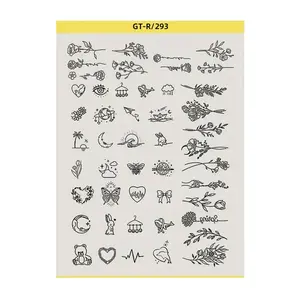 Pre-Drawn Tattoo Transfer Paper Roll, Fashion Style, Ca Prop 65 Compliant, No Additional Features, Ideal for Temporary Tattoos