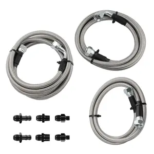 47RE Transmission Cooler Lines KitHeavy Duty FOR 1996-2002 compatible for Dodge Ram 5.9L