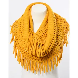 Tassel Infinity Scarf